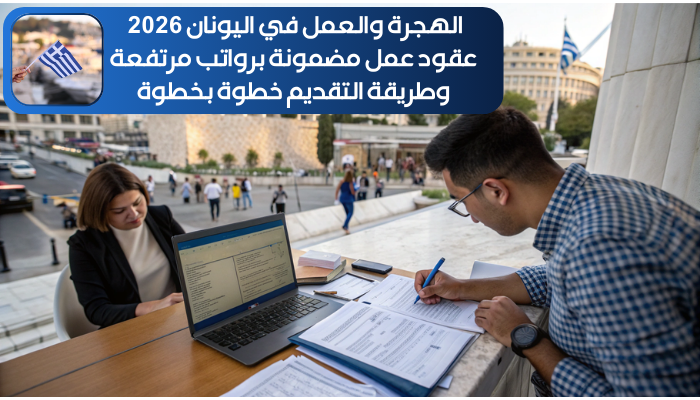 الهجرة والعمل في اليونان 2026: عقود عمل مضمونة برواتب مرتفعة وطريقة التقديم خطوة بخطوة